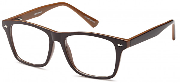 4U US 80 Eyeglasses, Brown