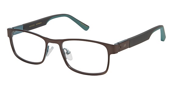 New Balance NBK 122 Eyeglasses, 3 Gunmetal