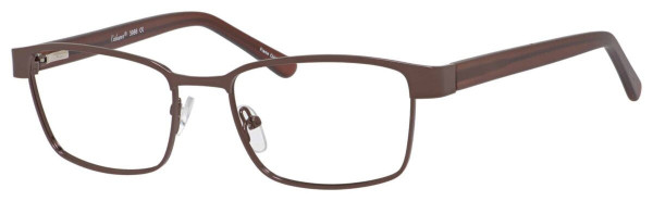 Enhance EN3986 Eyeglasses, Satin Brown