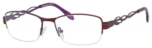 Valerie Spencer VS9340 Eyeglasses, Burgundy/Purple