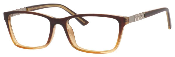Enhance EN3965 Eyeglasses, Brown Fade