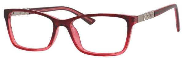 Enhance EN3965 Eyeglasses, Burgundy Fade