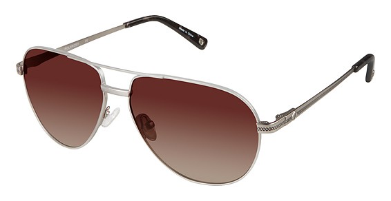 Sperry Top-Sider Billingsgate Sunglasses, C02 Gunmetal (Brown To Grey Grad)