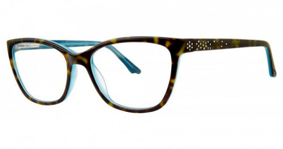 Genevieve APPLAUD Eyeglasses, Tortoise /Blue