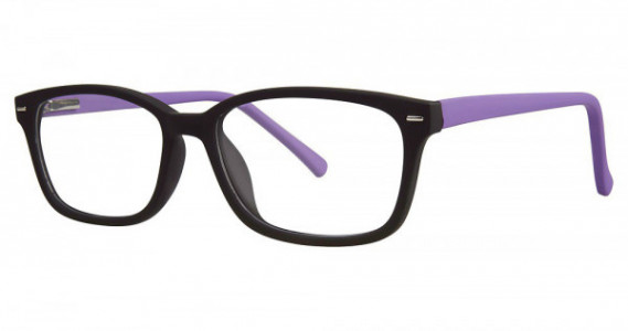 Modern Optical SOLUTION Eyeglasses, Black/Purple