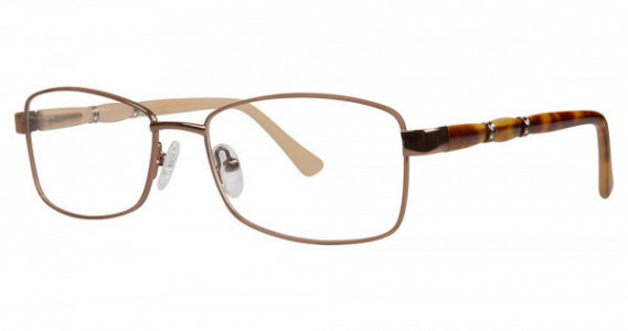 Genevieve CASCADE Eyeglasses, Brown/Tortoise