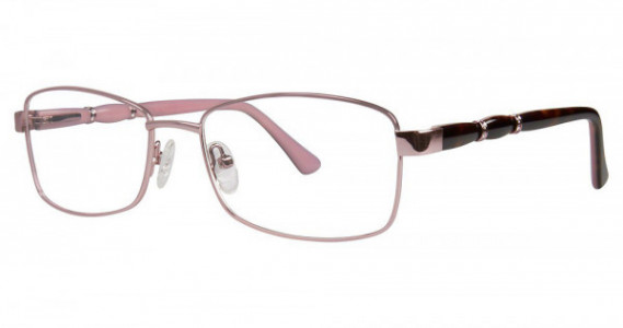 Genevieve CASCADE Eyeglasses, Rose/Pink Tortoise