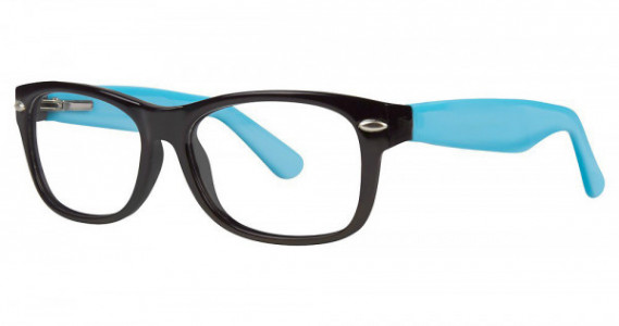 Modern Optical SCOOP Eyeglasses, Black/Blue