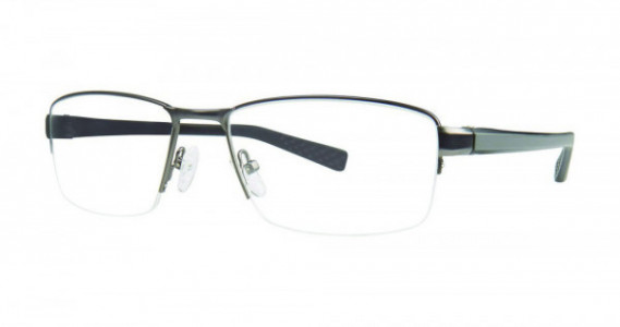Big Mens Eyewear Club BIG LOOP Eyeglasses, Matte Gunmetal/Grey