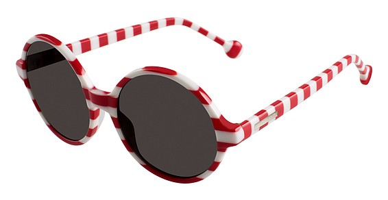Jonathan Adler COTE D'AZUR Sunglasses, Red Stripe