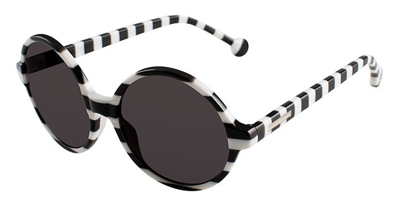 Jonathan Adler COTE D'AZUR Sunglasses, Black Stripe
