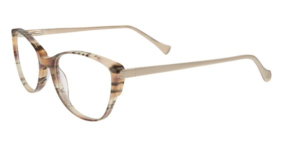 Lucky Brand D209 Eyeglasses, Brown/Grey