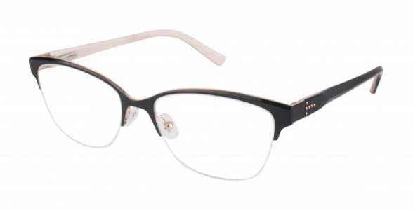 Ted Baker B241 Eyeglasses, Black Rose Gold (BLK)