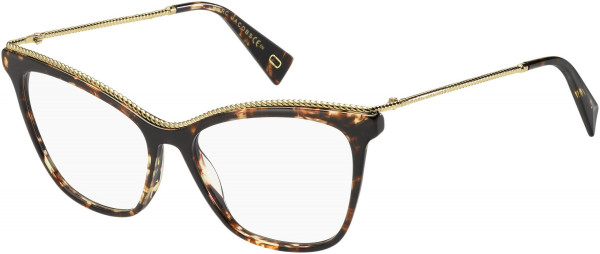 Marc Jacobs MARC 166 Eyeglasses, 0086 Dark Havana