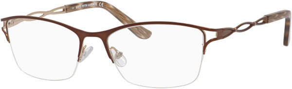 Saks Fifth Avenue Saks 299 Eyeglasses, 0RF4 Brown