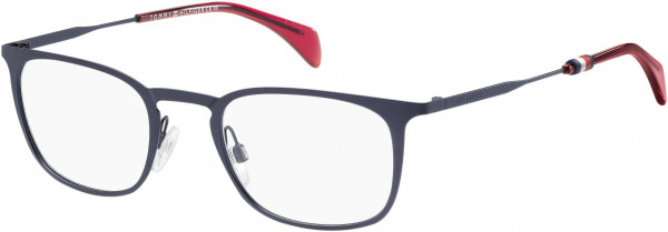 Tommy Hilfiger TH 1473 Eyeglasses, 0RCT Matte Blue