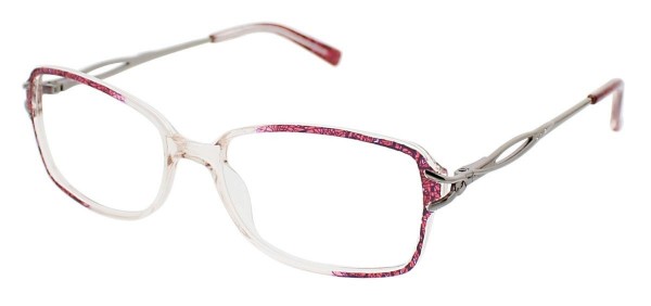 ClearVision FAYE Eyeglasses, Berry Multi