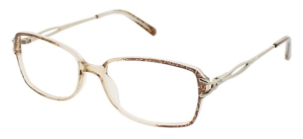 ClearVision FAYE Eyeglasses, Brown Multi