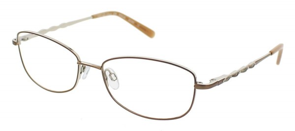 ClearVision MORGAN Eyeglasses, Brown