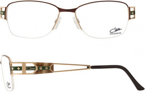 Cazal Cazal 1211 Eyeglasses, 002 Brown-Deep Forest