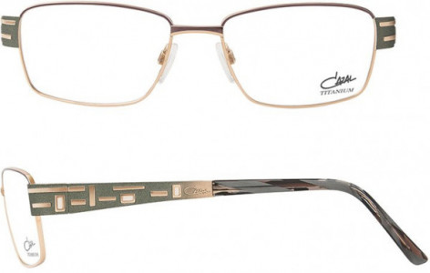 Cazal Cazal 1212 Eyeglasses, 001 Brown-Green