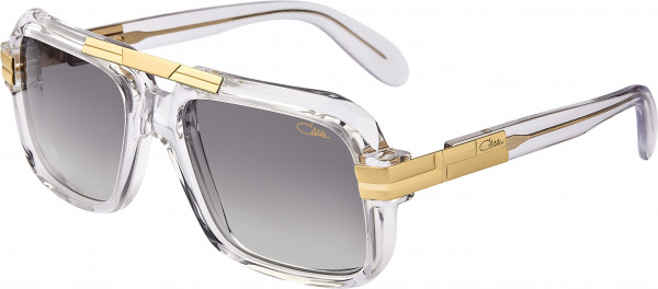 Cazal Cazal Legends 663 Sunglasses, 065 Crystal-Gold/Silver Flash Lenses