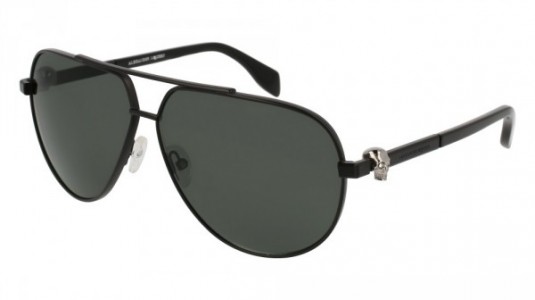 Alexander McQueen AM0018S Sunglasses, 006 - BLACK with GREY lenses
