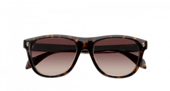 Alexander McQueen AM0023S Sunglasses, AVANA with BROWN lenses