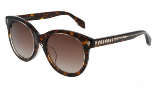 Alexander McQueen AM0024SA Sunglasses, AVANA with BROWN lenses