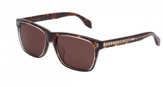 Alexander McQueen AM0025SA Sunglasses, AVANA with BROWN lenses