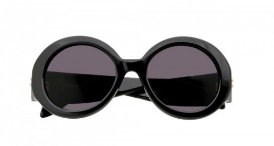 Alexander McQueen AM0032S Sunglasses, BLACK with SMOKE lenses