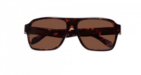 Alexander McQueen AM0036S Sunglasses, AVANA with BROWN lenses