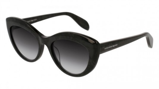 Alexander McQueen AM0040S Sunglasses, GRAY with GREY lenses