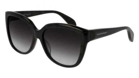Alexander McQueen AM0041S Sunglasses, GREY with GREY lenses