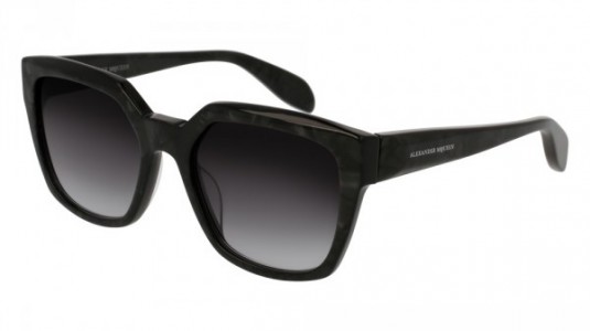 Alexander McQueen AM0042S Sunglasses, GREY with GREY lenses