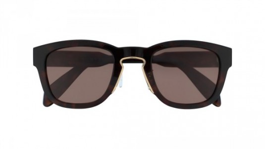 Alexander McQueen AM0047S Sunglasses, HAVANA with BROWN lenses