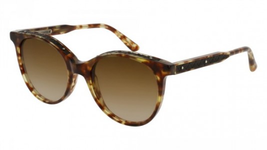 Bottega Veneta BV0067S Sunglasses, 004 - HAVANA with BROWN lenses