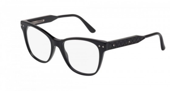 Bottega Veneta BV0036O Eyeglasses, BLACK