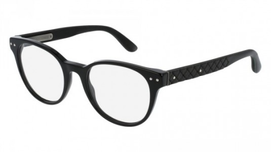 Bottega Veneta BV0046O Eyeglasses, BLACK