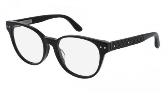 Bottega Veneta BV0046OA Eyeglasses, BLACK