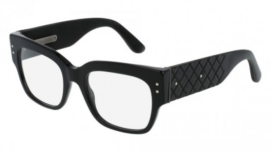 Bottega Veneta BV0047O Eyeglasses, BLACK