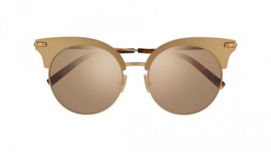 Boucheron BC0039S Sunglasses, GOLD with BROWN lenses