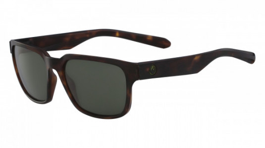 Dragon DR REFLECTOR Sunglasses, (244) MATTE TORTOISE WITH GREEN  LENS