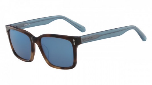 Dragon DR519S LEGIT Sunglasses, (750) SOFT TORTOISE WITH BLUE FLASH  LENS