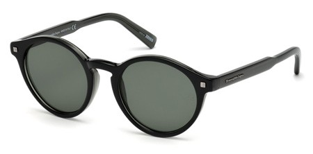 Ermenegildo Zegna EZ0063 Sunglasses, 05N - Black/other / Green