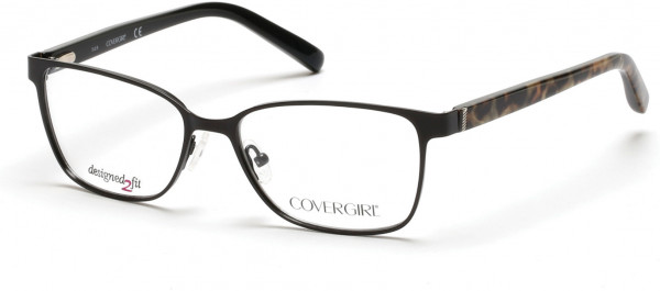 CoverGirl CG0460 Eyeglasses, 002 - Matte Black