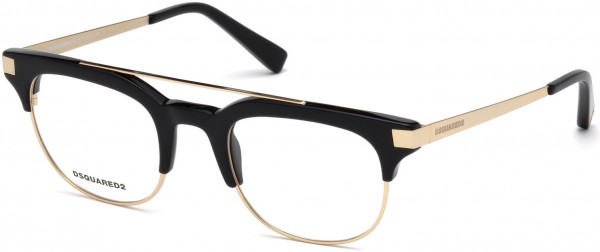 Dsquared2 DQ5210 Eyeglasses, 001 - Shiny Black