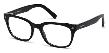 Dsquared2 DQ5215 Eyeglasses, 001 - Shiny Black