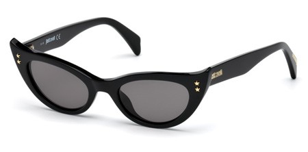 Just Cavalli JC777S Sunglasses, 01A - Shiny Black  / Smoke