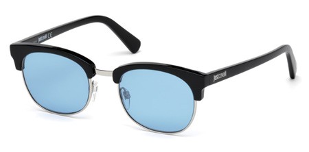 Just Cavalli JC778S Sunglasses, 01V - Shiny Black  / Blue